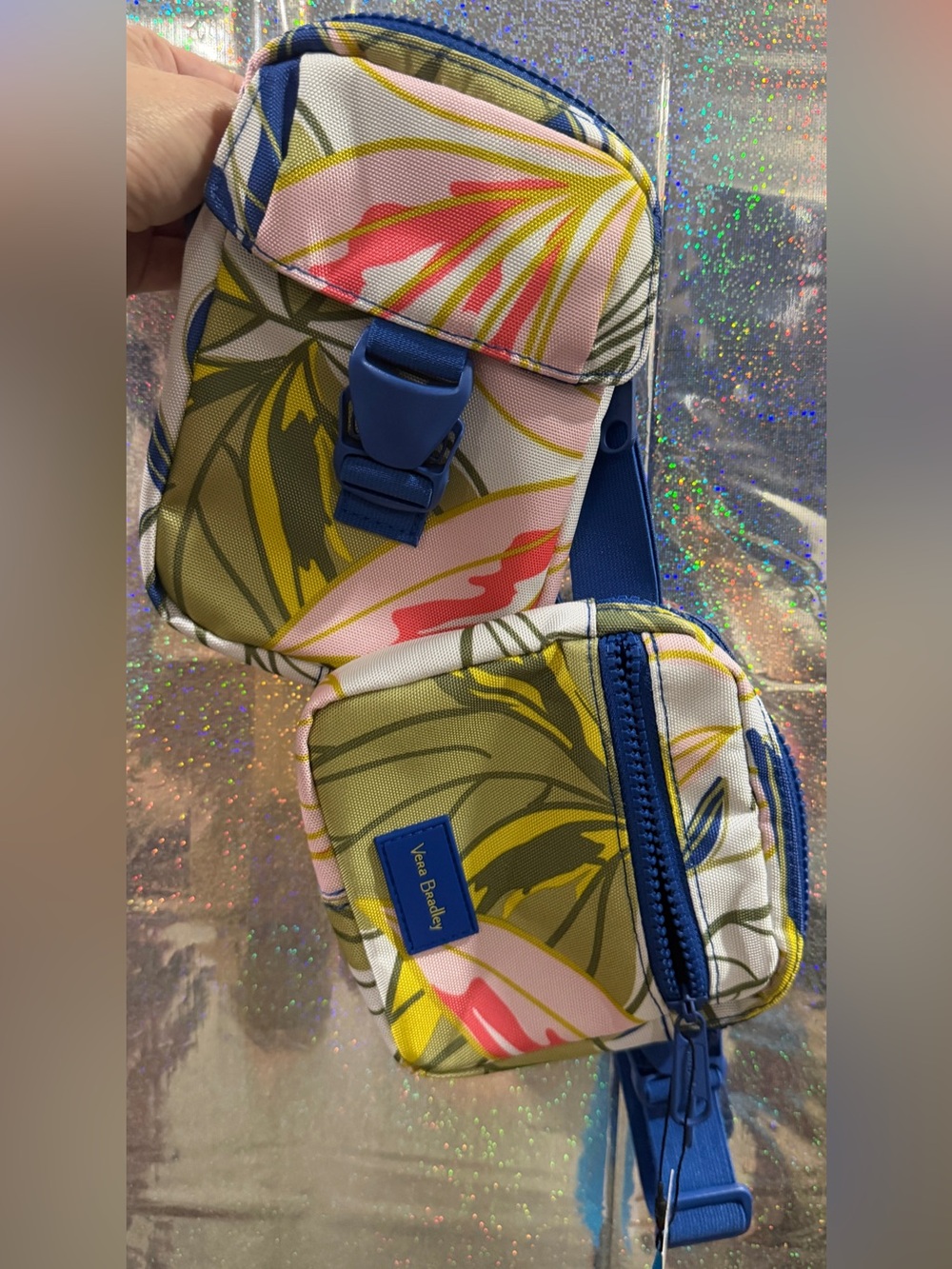 NWT Vera Bradley ReActive Belt Bag Crossbody Tropical Floral MSRP $50
